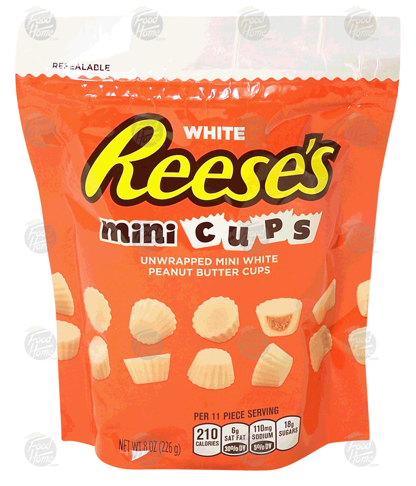 Reese's White mini cups, unwrapped white chocolate peanut butter cups Full-Size Picture